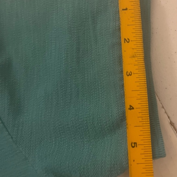 Y2K Vintage Polo by Ralph Lauren Men's Turquoise Polo with Multicolor Stripes - Picture 10 of 11